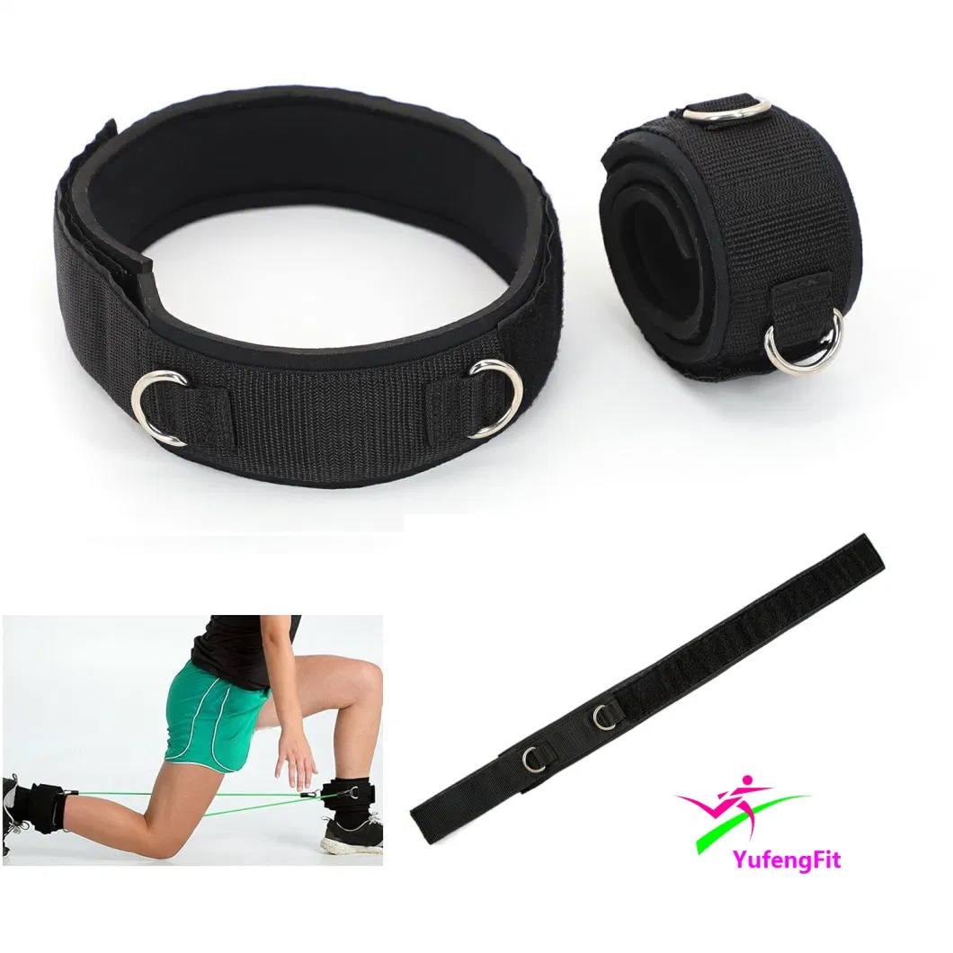 Thigh Strap Neoprene Padded Fitness Legs Cuff Adjustable Strength Training Accessories Speed Exercise for Taekwondo Football Running